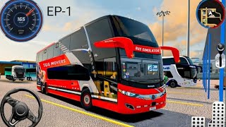 Offroad Bus Simulator 3D Game  Ep-1 - City Coach Bus Simulator Game 2025 - Andriod Gameplay screenshot 3
