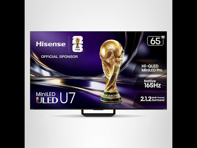 Prime day deal: Hisense 65” U7 Mini-LED Review | 165Hz Gaming TV