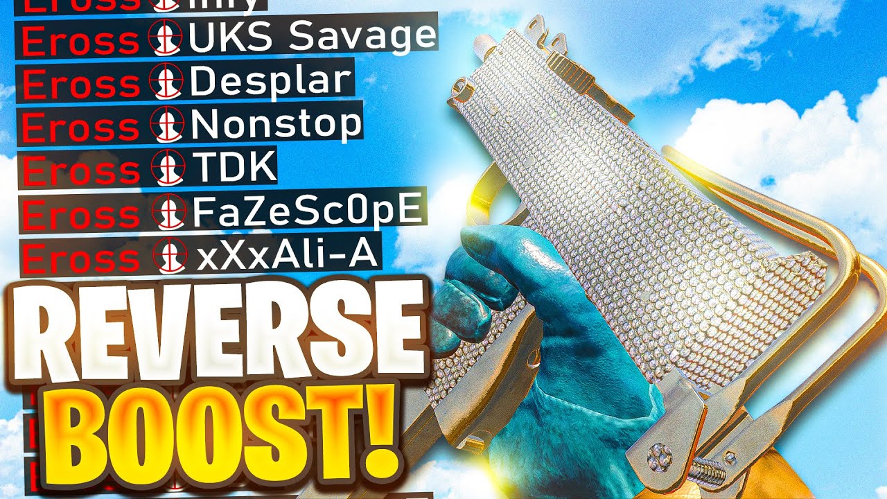 How To Reverse Boost in Call of Duty...EASY! (COLD WAR/WARZONE) - YouTube