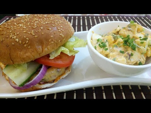 Cheese Aloo Tikki burger | Spicy Cheesy Potato Burger | Bonus Recipe for Egg Salad !! | Mother's Own