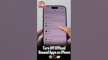 📱 How to Turn Off Offload Unused Apps on iPhone! 🚫