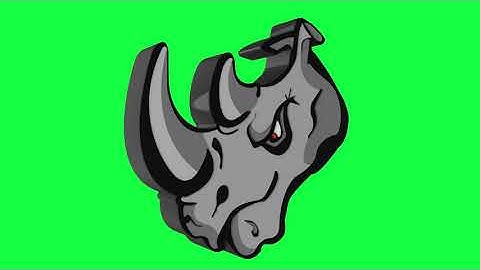 El Paso Rhinos NAHL Green Screen Logo Loop Chroma Animation