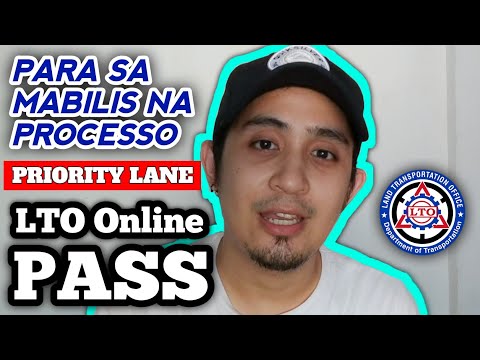 LTO Online PASS - Personal Appointment and Scheduling System