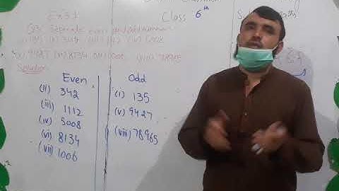 Class 6 Maths Exercise 3.1 Q no 3  & Q 4 part 1,2,3