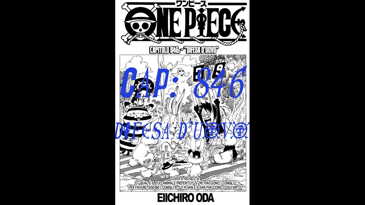 One Piece - Manga ITA - Cap: 846 - YouTube