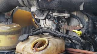 Freightliner Cascadia power steering fluid filter change