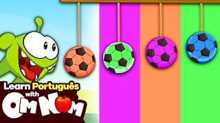 🔴🟢 Aprenda as Cores com Om Nom AO VIVO! | Diversão Garantida