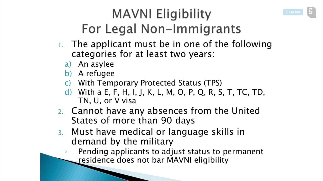 MAVNI Program For U.S Citizenship YouTube