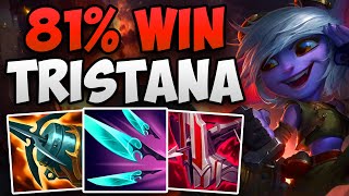 HE HAS 81% WIN RATE TRISTANA IN CHALLENGER! | CHALLENGER TRISTANA ADC GAMEPLAY | Patch 14.6 S14