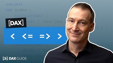 Greater than, Greater than or equal to, Less than, Less than or equal to - DAX Guide