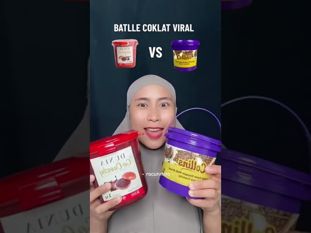 BATLLE COKLAT VIRAL COLLINS VS DUNIA GO CRUNCHY #shorts class=