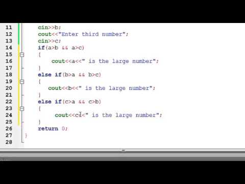 C++ Tutorial   9   using if else if statement