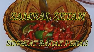 Cara Membuat Sambal Setan