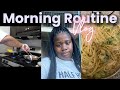 Morning routine with toddler  cook with me  chicken alfredo joileceiabriana