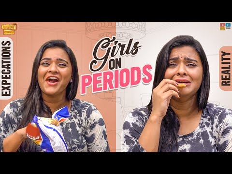 Girls on Periods || Expectation Vs Reality || Rowdy Rohini