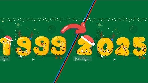 New Year Numbers 1999-2025!!!: Most VIEWED Video!!!🥇