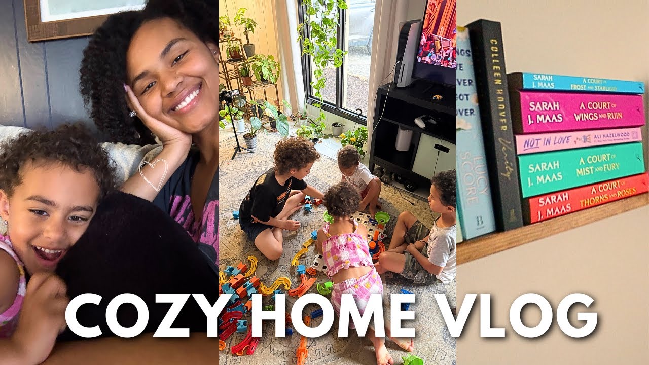 a cozy day in my life at home vlog - YouTube