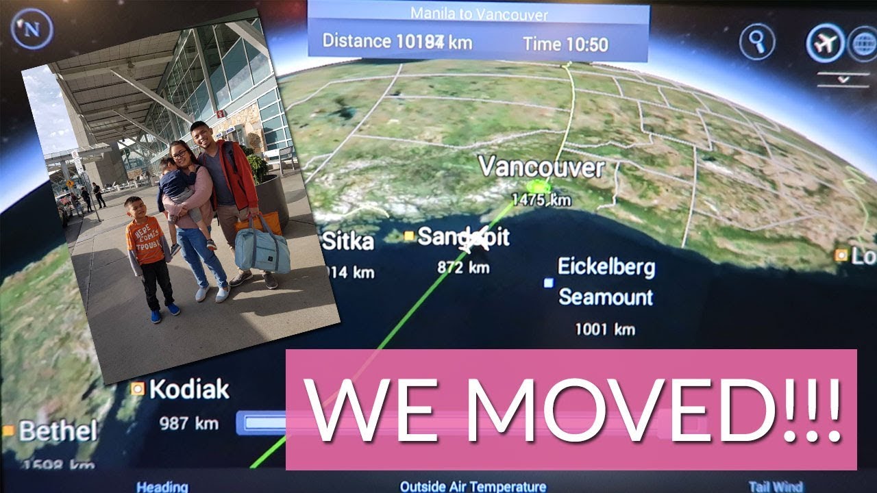 Moving to Canada! Manila to Vancouver - October 9, 2017 | The Santiago Family