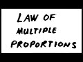 Understanding the Law of Multiple Proportions