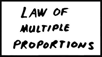 Law of Multiple Proportions
