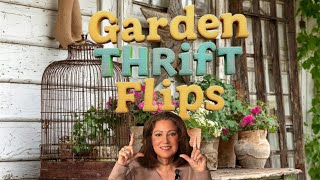 Chippy and Vintage Milk Paint Techniques to make Garden Decor