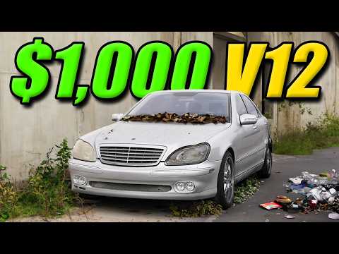 Bringing a $1000 ABANDONED V12 BRABUS Mercedes BACK TO LIFE