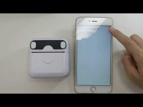 How to Connect Your Mini Portable Printer to Your Phone - Krsmoil