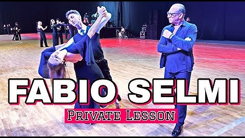 Full Private Lesson with Fabio Selmi - Slow Waltz - Tango #ballroom #dance #ballroomdance