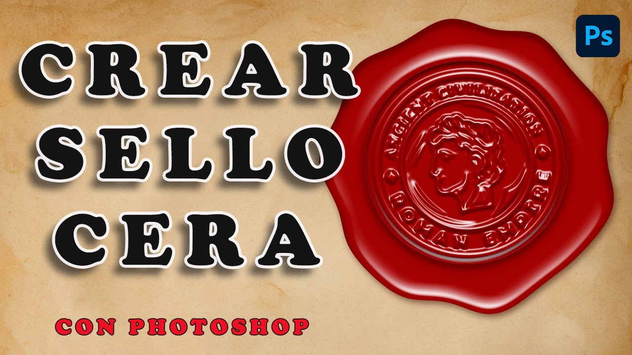 Crear sello de cera con Photoshop 