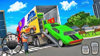Mobile Car Wash Workshop Simulator - Service Truck Games - Android Gameplay screenshot 1