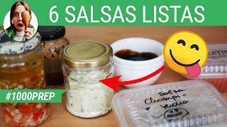 6 BEST SAUCE IDEAS FOR ALL KINDS OF FOOD (Spanish)