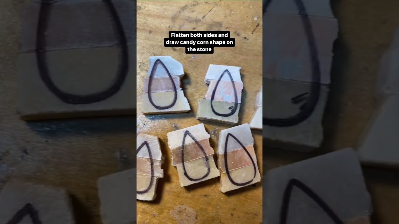 Making Candy Corn Cabochons for Sweet Halloween Jewelry