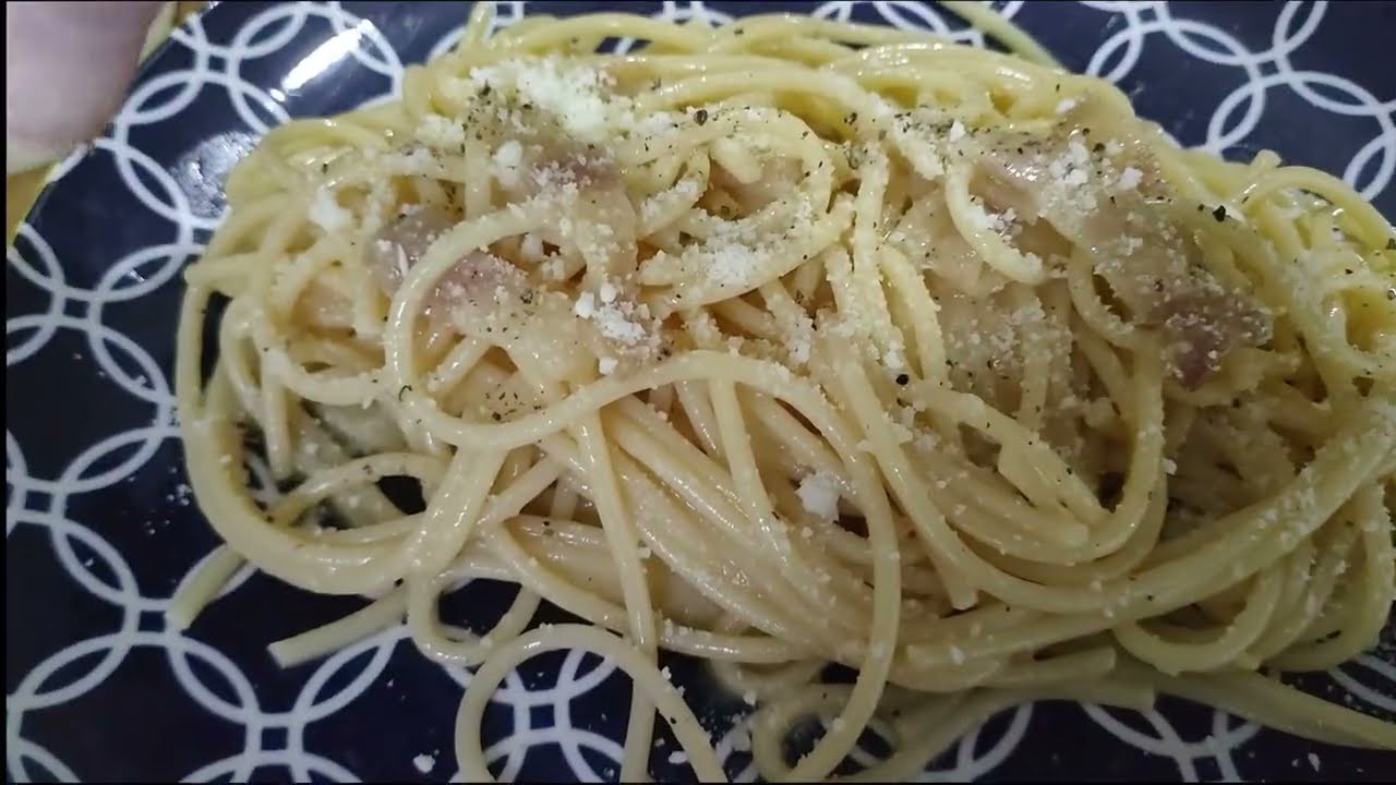 Home made amateur Carbonara #2, thank you Vincenzo !