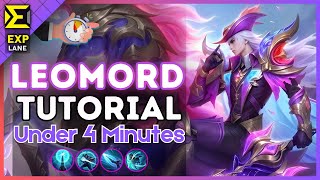 4-Minute Leomord Tutorial In The Exp Lane Mlbb S39 2026