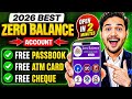 Best Zero Balance Bank Account | Zero Balance Bank Account Opening Online -0 Balance Account Opening