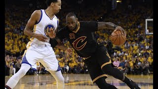 LeBron James at Warriors (2017 NBA Finals G2) - 29 Pts, 14 Ast, 11 Rbs, 12-18 FGM, Dunks On Iggy!