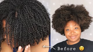 Wash N Go Using ONLY Gel | NO FLAKING & NO CRUNCH