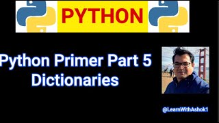 Python Primer Part 5 | #python #dictionary Profile