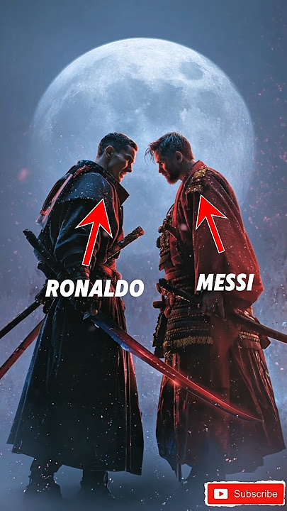 who's your ninja? Ronaldo or Messi? #ronaldo #messi #shorts #ninja #samurai