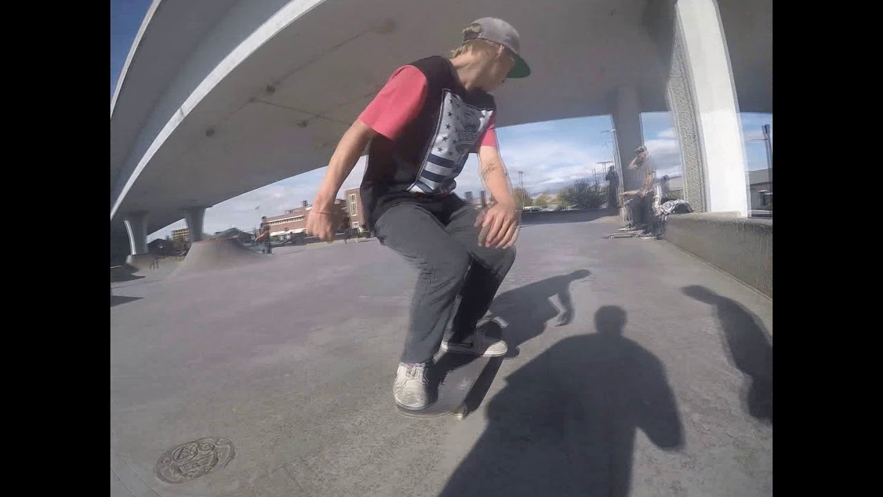 Austin Jansen Skateboard Footage Rhodes Skatepark Boise, Idaho YouTube