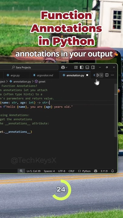 Function Annotations in python #coding #programming #python # ...