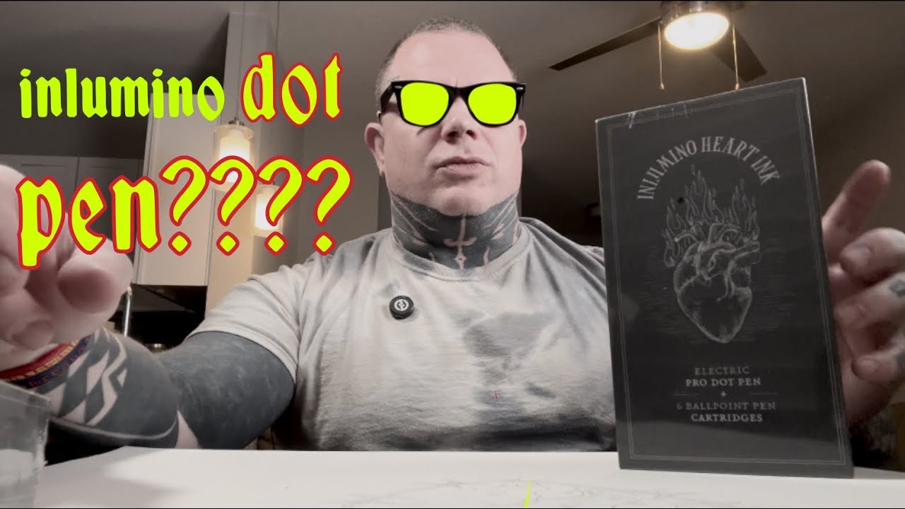 INLUMINO HEART INK Pro Dot Pen review and unboxing ! Plus demonstration ..
