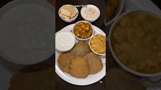 Kuttu Poori Recipe | Navratri Thali | Vrat ki thali | Kuttu Puri Recipe | Vrat ka khana