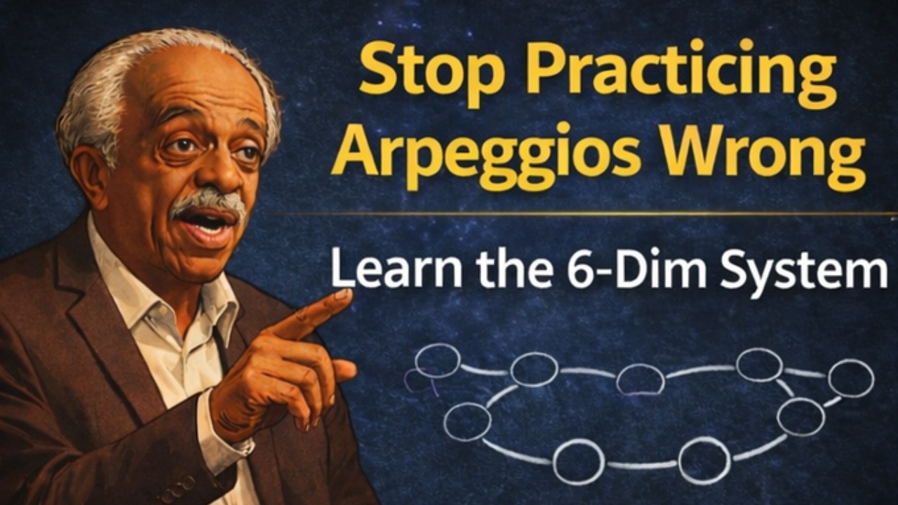 Прекратите практиковать случайные арпеджио — используйте вместо этого систему 6-мерных интервалов.