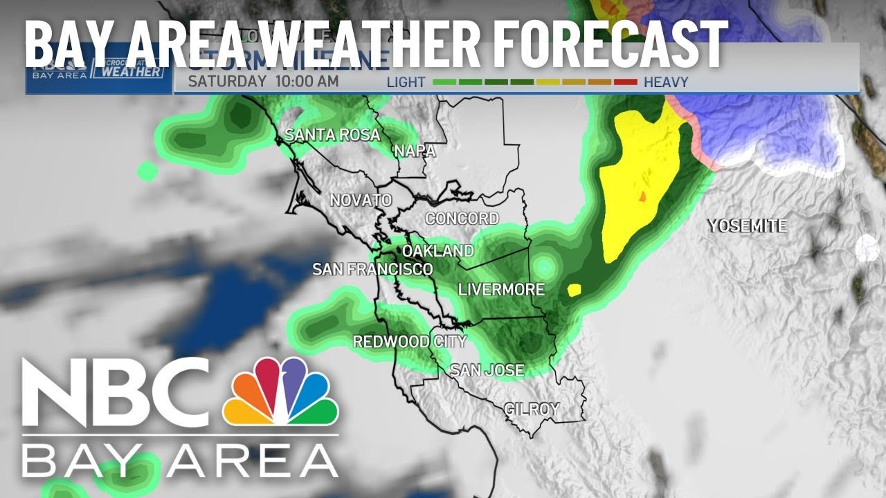 Bay Area Forecast: Weekend rain chance - YouTube