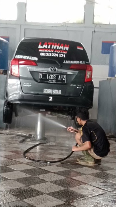 CARA MENCUCI MOBIL HIDROLIK#KursusMobilMerahPutih