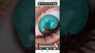 ibispaintX | how to change eye color in ibispaintX | new hack | #Shorts screenshot 4