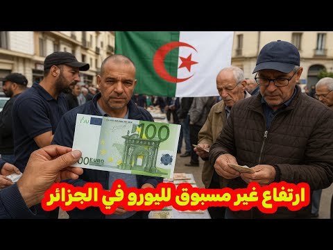 ارتفاع صادم لليورو في الجزائر شحال وصل 100 أورو