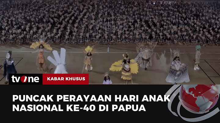 Acara Puncak Hari Anak Nasional Ke-40 | Kabar Khusus tvOne