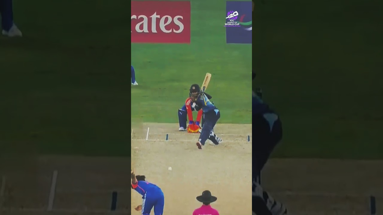 Radha Yadav is a livewire in the field ⚡#T20WorldCup
